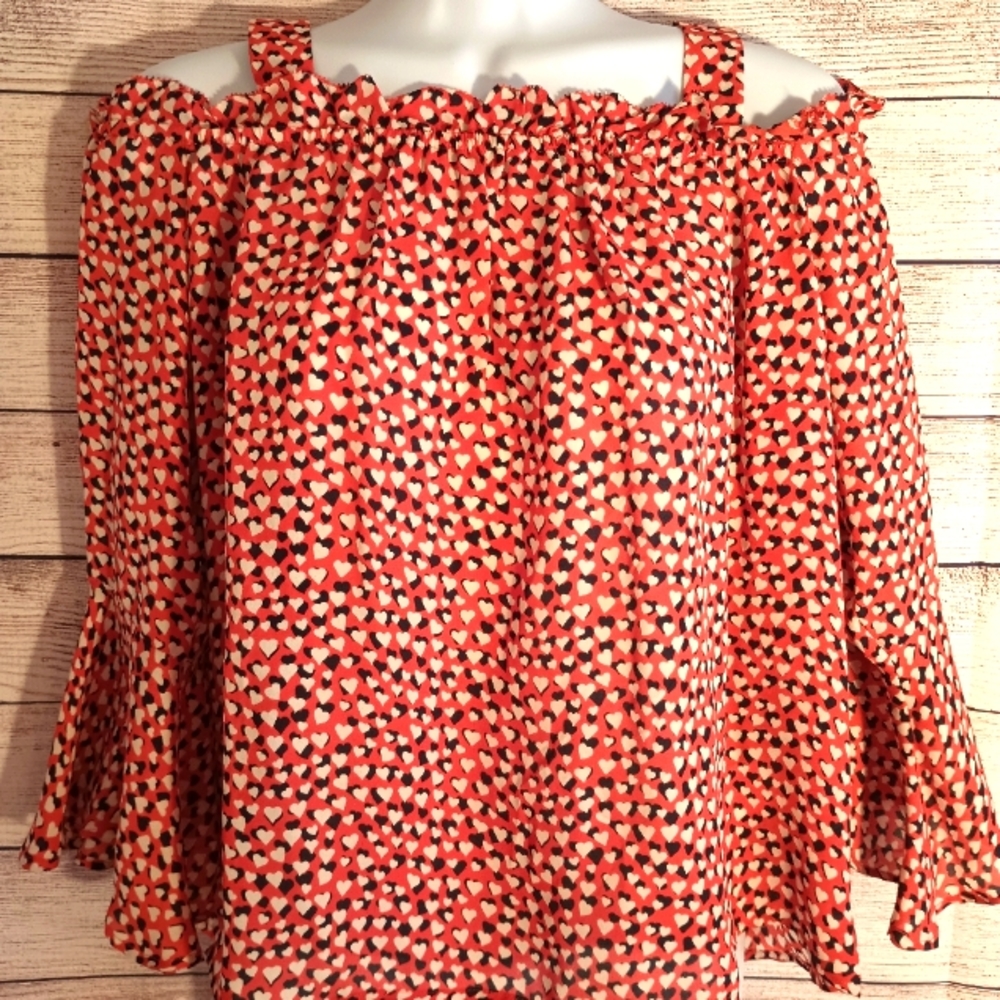 Off the shoulder silk J Crew